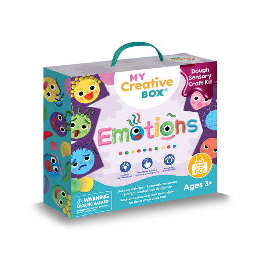 My Creative Box - Emotions Dough Sensory Craft Kit - Connetix