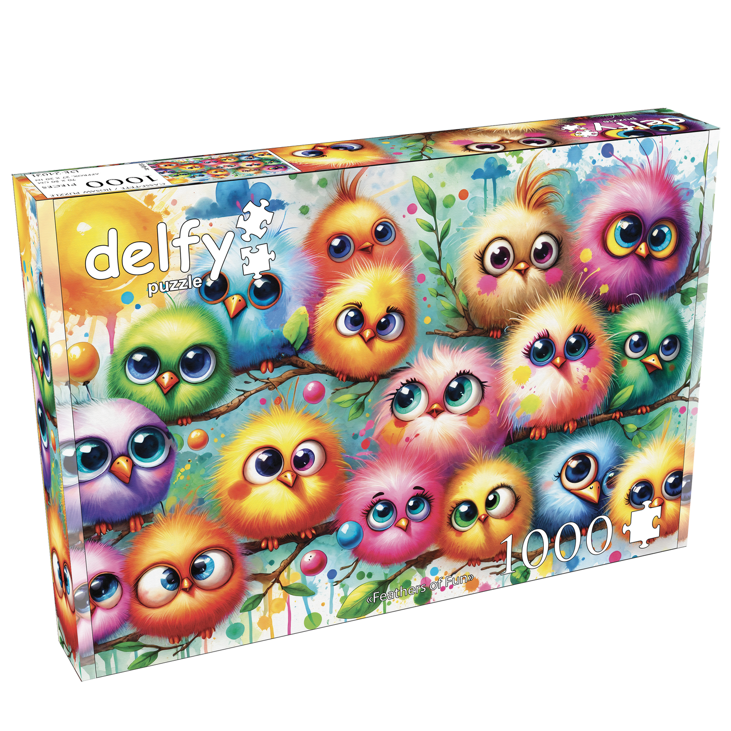 1000 piece - Feathers of Fun - delfy