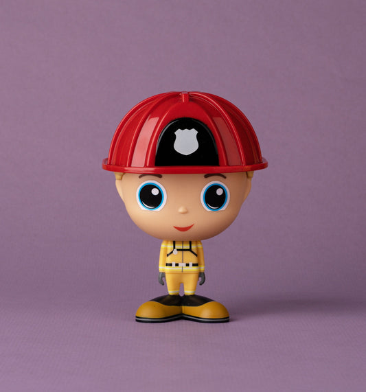Figure - Fire Fighter - Charlie (Eyes: Blue - Hair: Blond) - flek