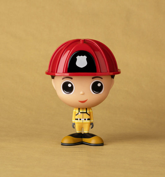 Figure - Fire Fighter - Alex (Eyes: Brown - Hair: Brown) - flek
