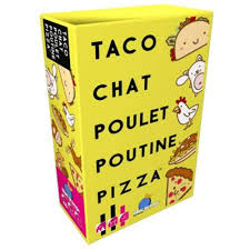 French - Taco Chat Poulet Poutine Pizza - Blue Orange