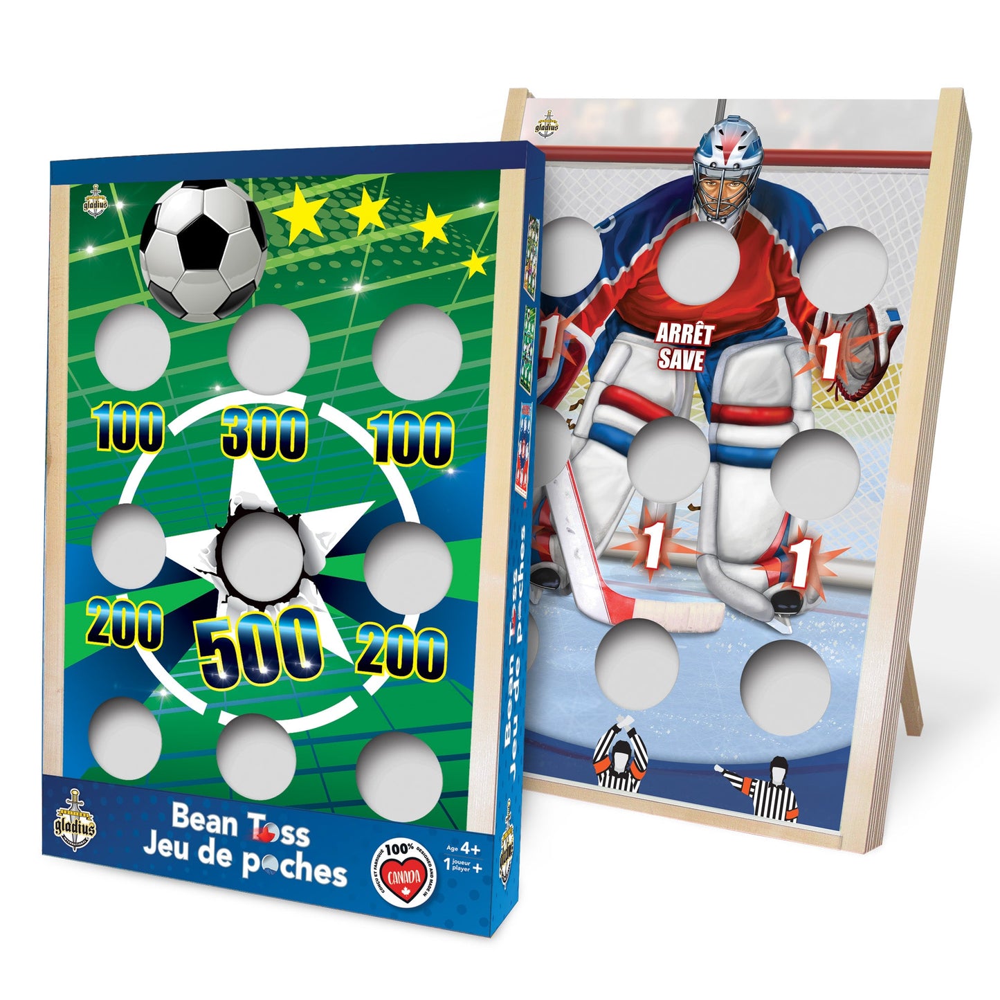 Bean Bag Toss - Hockey And Soccer