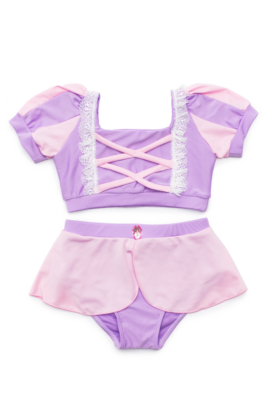 Swimsuit - Size 3-4 - Rapunzel - 27033 - Great Pretenders