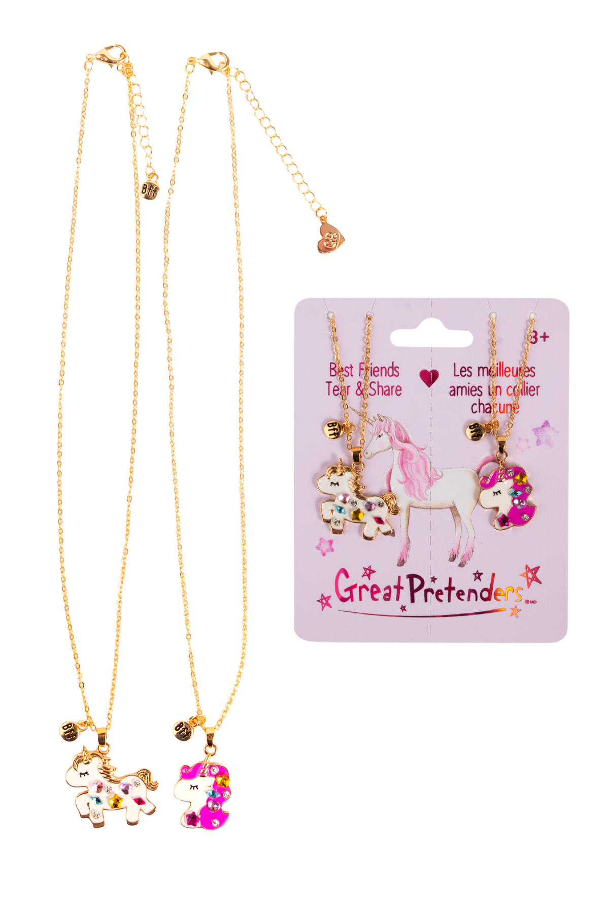 Necklace - Bejewelled Tear & Share - 86186 - Great Pretenders