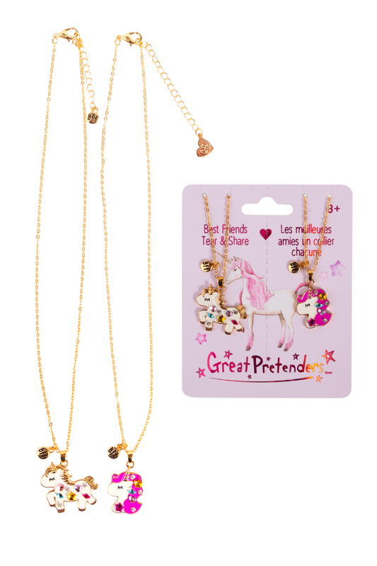 Necklace - Bejewelled Tear & Share - 86186 - Great Pretenders