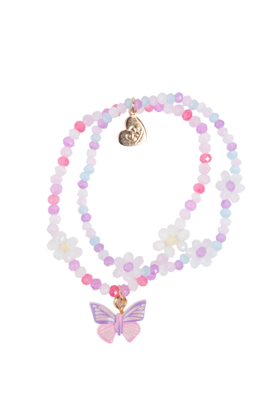 Bracelet - Butterflies & Daisies - 84129 - Great Pretenders