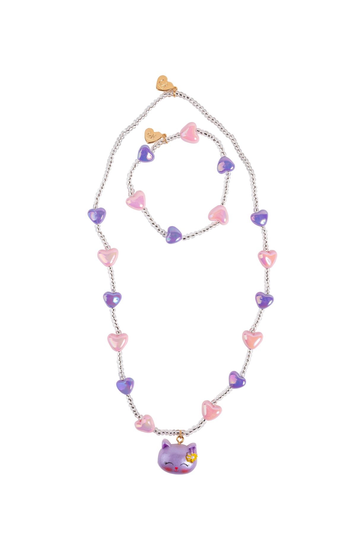 Necklace & Bracelet Set - Lovely Kitty - 86184 - Great Pretenders