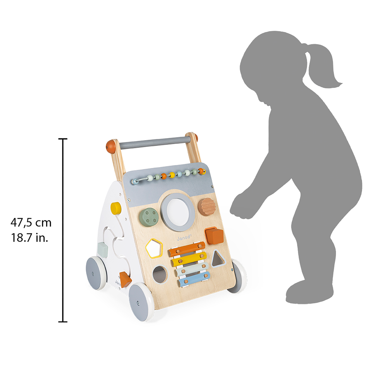 Sweet Cocoon Multi-Activity Baby Walker - Janod