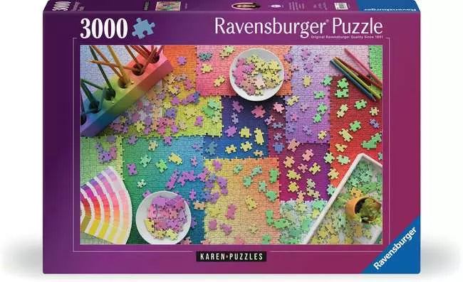 3000 Piece - Puzzles On Puzzles - Ravensburger