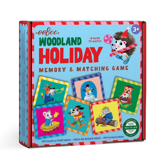 Memory & Matching Game: Woodland Holiday - Eeboo