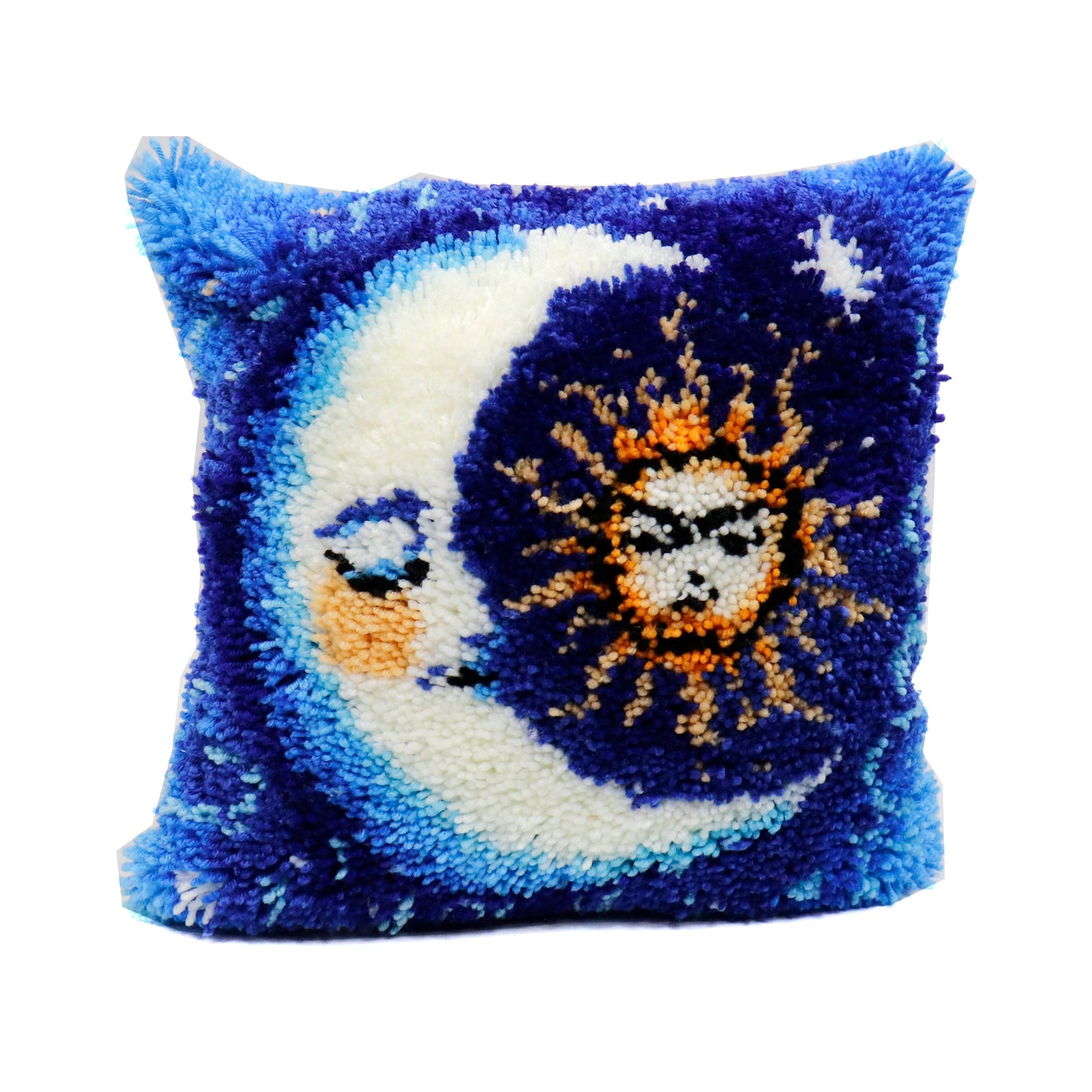 Latch Hook - Pillow Cover - Moon