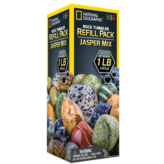 Rock Tumbler Refill Pack - Jasper Mix - National Geographic