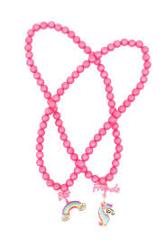 Necklace - Best Friends Rainbow Unicorn - 86132 - Great Pretenders