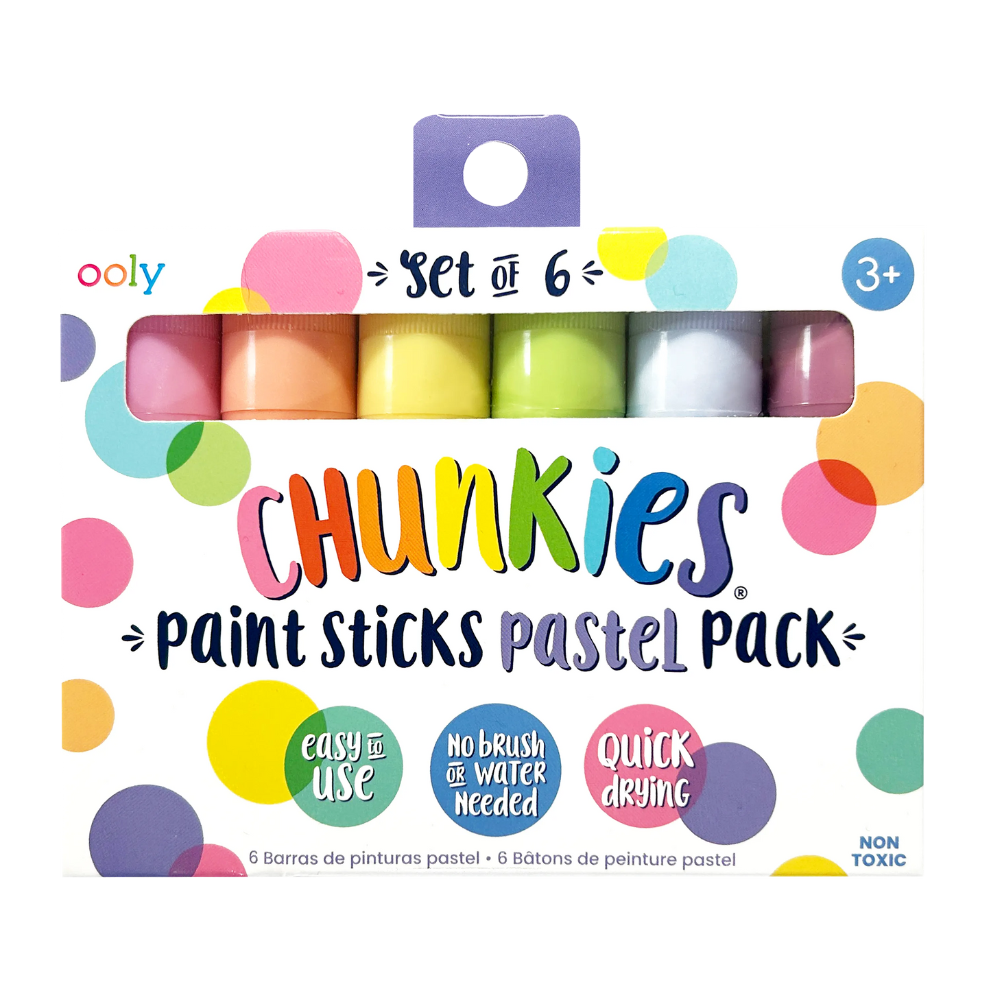 Chunkies Paint Sticks - Pastel 6 Pack - ooly