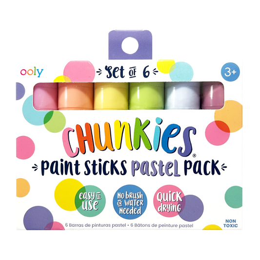 Chunkies Paint Sticks - Pastel 6 Pack - ooly