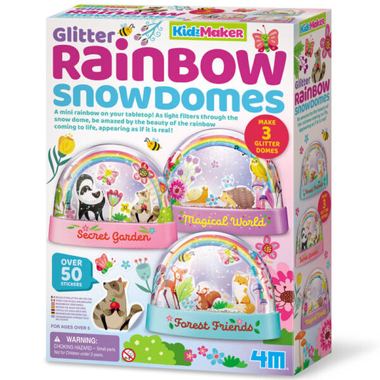 Glitter Rainbow Snowdomes - KidzMaker