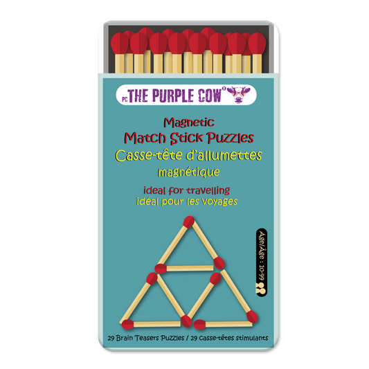 Magnetic Game - Match Stick Puzzles - Purple Cow