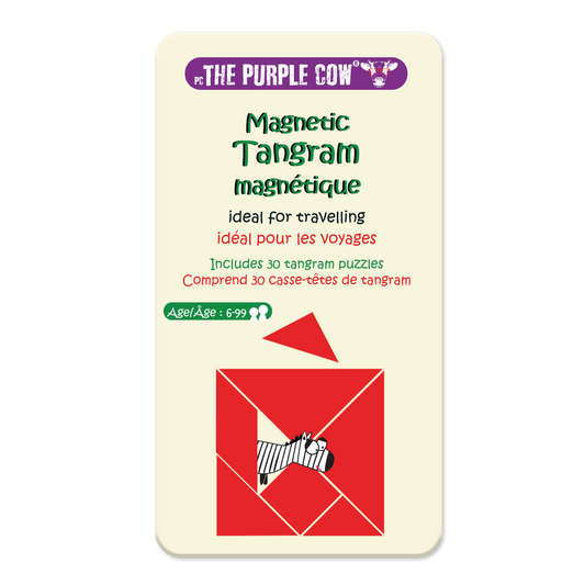 Magnetic Game - Tangram - Purple Cow