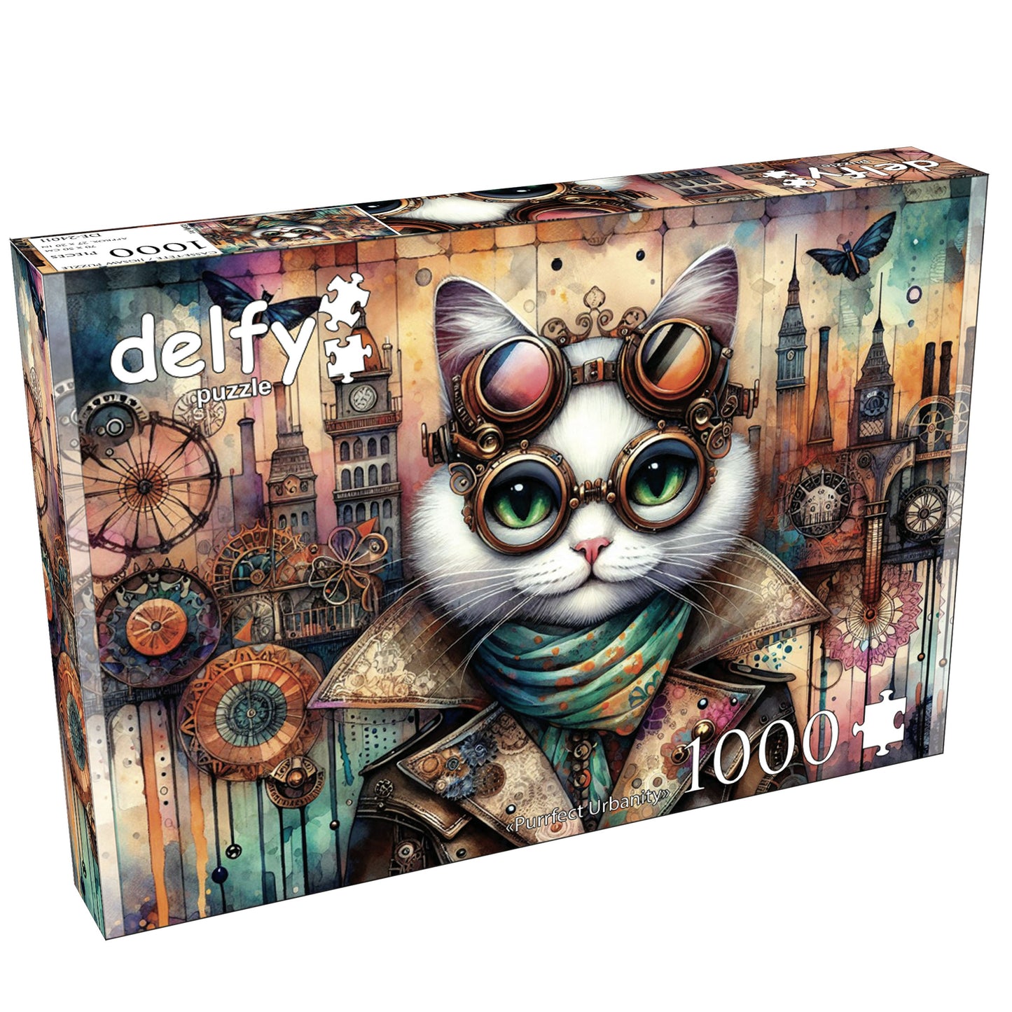 1000 piece - Purrfect Urbanity - delfy