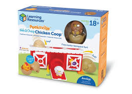Peeksville Hide & Cheep Chicken Coop - Learning Resources