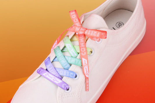 Shoelaces - Rainbow - Proud Zebra