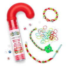Rainbow Loom - Christmas Candy Cane Surprise Bracelet Kit