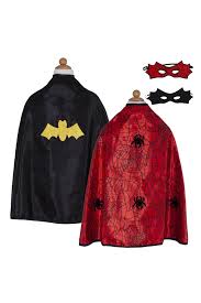 Size 4-6 - Reversible Spider & Bat Cape - 55273 - Great Pretenders