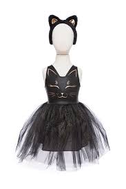 Size 5-6 - Black Cat Dress & Headpiece - 34795 - Great Pretenders