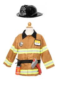 Size 5-6 - Firefighter Set, Tan - Great Pretenders