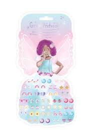 Stick On Earrings - Butterfly Fairy Azaria - 87513 - Great Pretenders