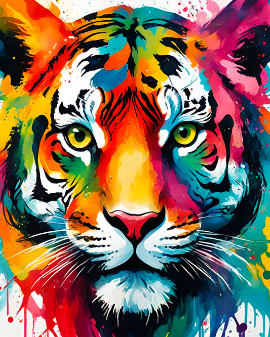 Diamond Art - Tiger Face - Jacarou