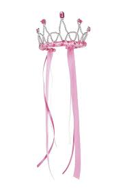 Tiara - Dark Pink Ribbon - 11820 - Great Pretenders