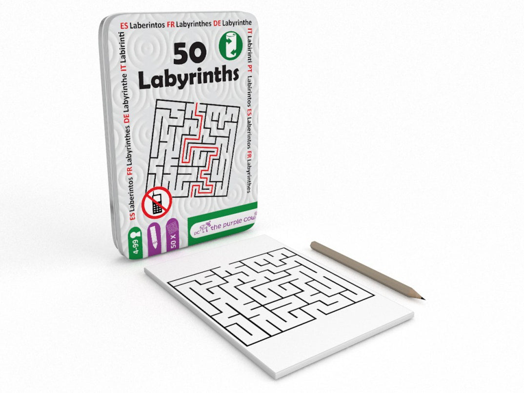 Travel Game - Labyrinths - Purple Cow