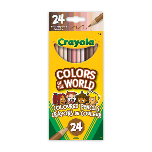 Pencil Crayons 24 - Colours Of The World - Crayola