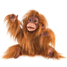 Baby Orangutan - Hand Puppet - Folkmanis