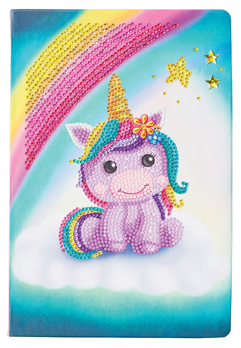 Crystal Art Notebook - Unicorn Smile - Craft Buddy