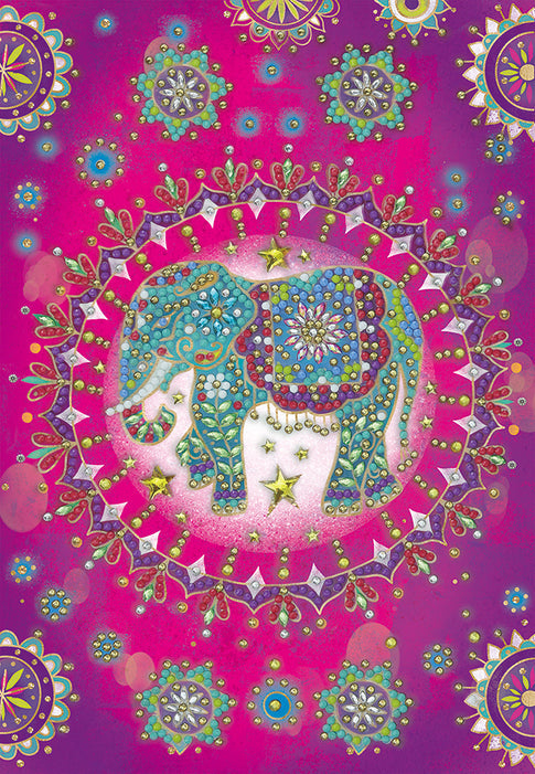 Crystal Art Notebook - Elephant Fantasy - Craft Buddy