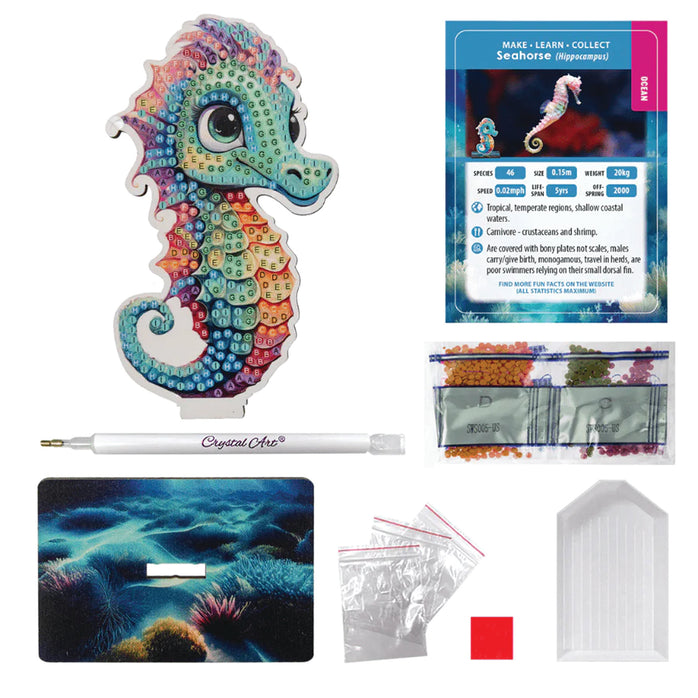 Crystal Art Buddies - Seahorse