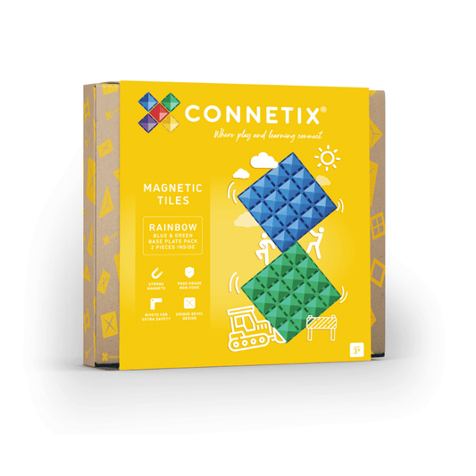 Base Plate Blue & Green - 2 Pieces - Connetix