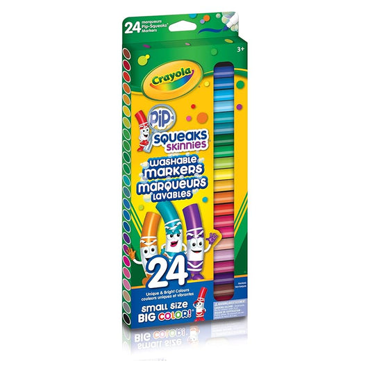 Markers - Pip-Squeaks Skinnies - Fine Line Washable - Crayola
