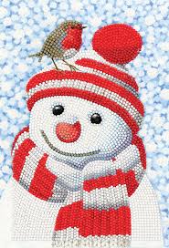 Crystal Art Notebook - Friendly Snowman - Craft Buddy