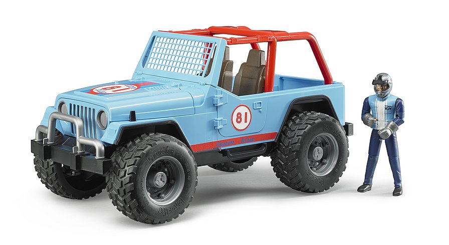 Jeep Cross Country Racer - Blue With Driver - 02541 - Bruder
