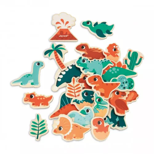Wooden Magnets - Dinos - Janod