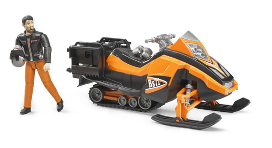 Snowmobile With Driver And Accessories - 63101 - Bruder
