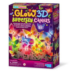 Glow 3D Butterfly Canvas - KidzMaker