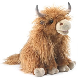 Highland Cow - Hand Puppet - Folkmanis