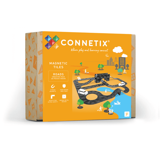 Roads - 48 Pieces - Connetix