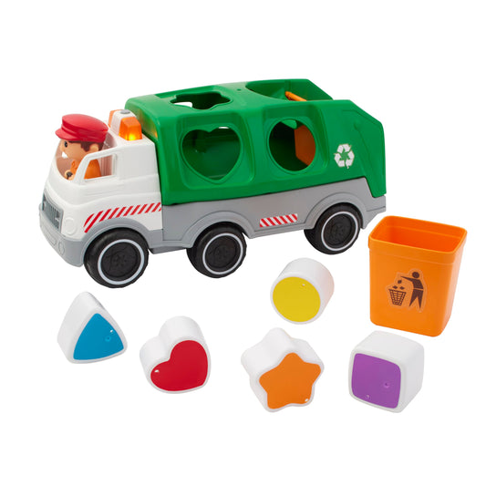 Shape Sorting Recycle Truck - Kidoozie