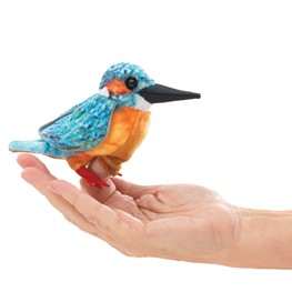 Mini Common Kingfisher - Finger Puppet - Folkmanis