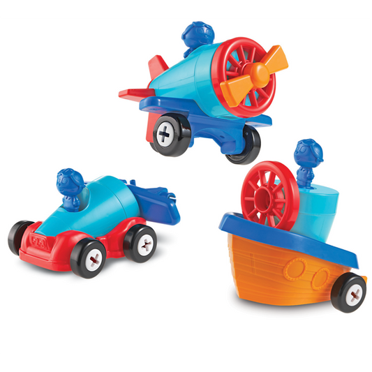 123 Build It! Car-Plane-Boat - Learning Resources